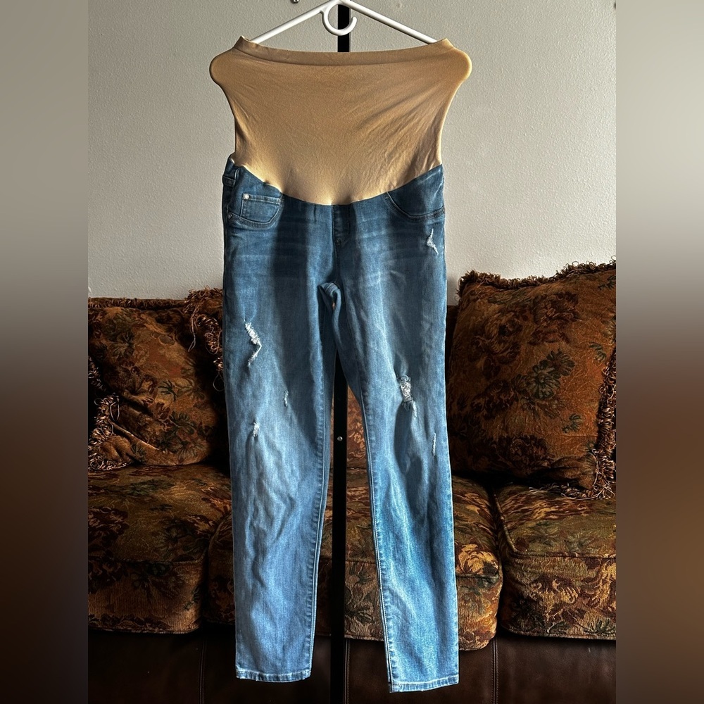 Branch and twig maternity jeans size medium